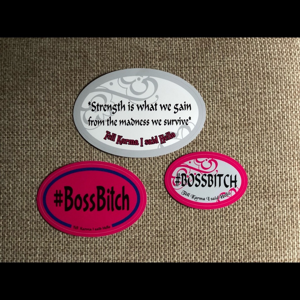 Bumper sticker